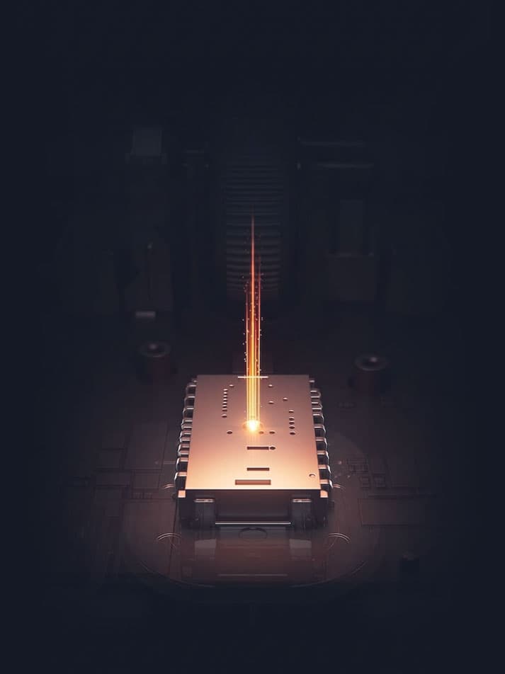 Physical design layout of a semiconductor chip